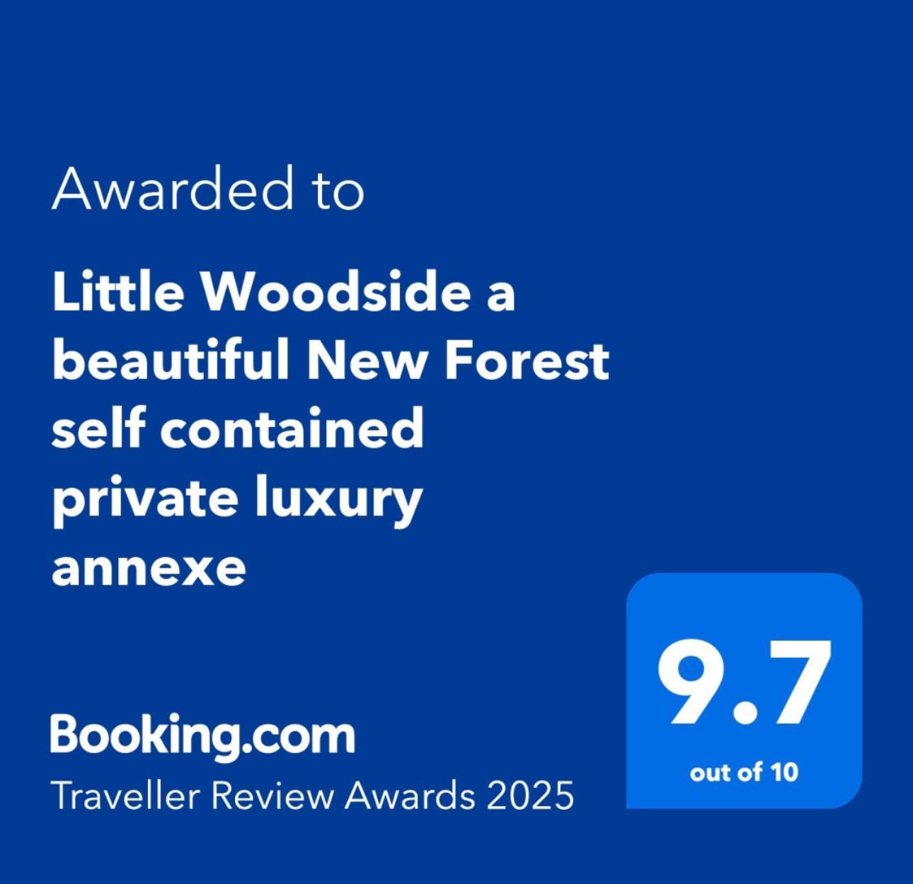 Little Woodside A Beautiful New Forest Self Contained Private Luxury Annexe New Milton Dış mekan fotoğraf